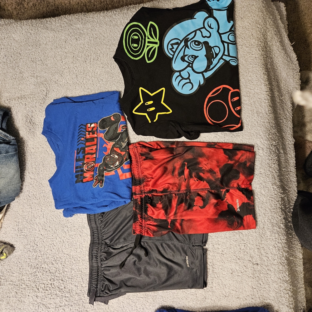 Black Graphic Kids Shirt